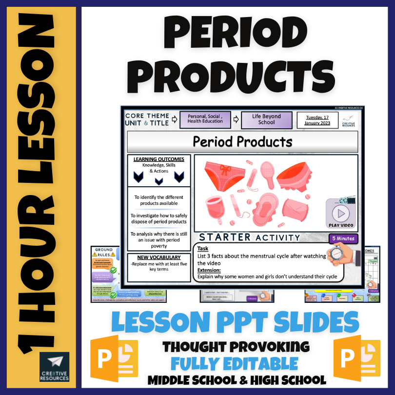 Period Products + Disposing of them