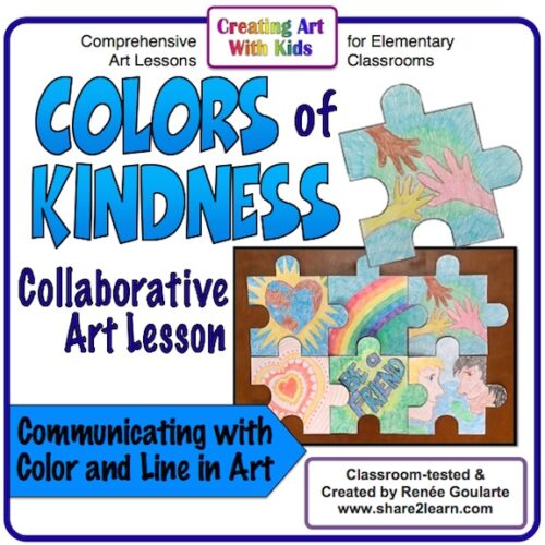 Colors of Kindness Collaborative Puzzle Made By Teachers