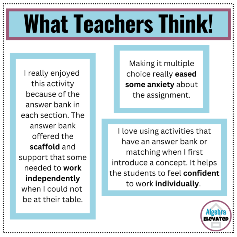 Finding Slope from a Table Worksheet | Made By Teachers