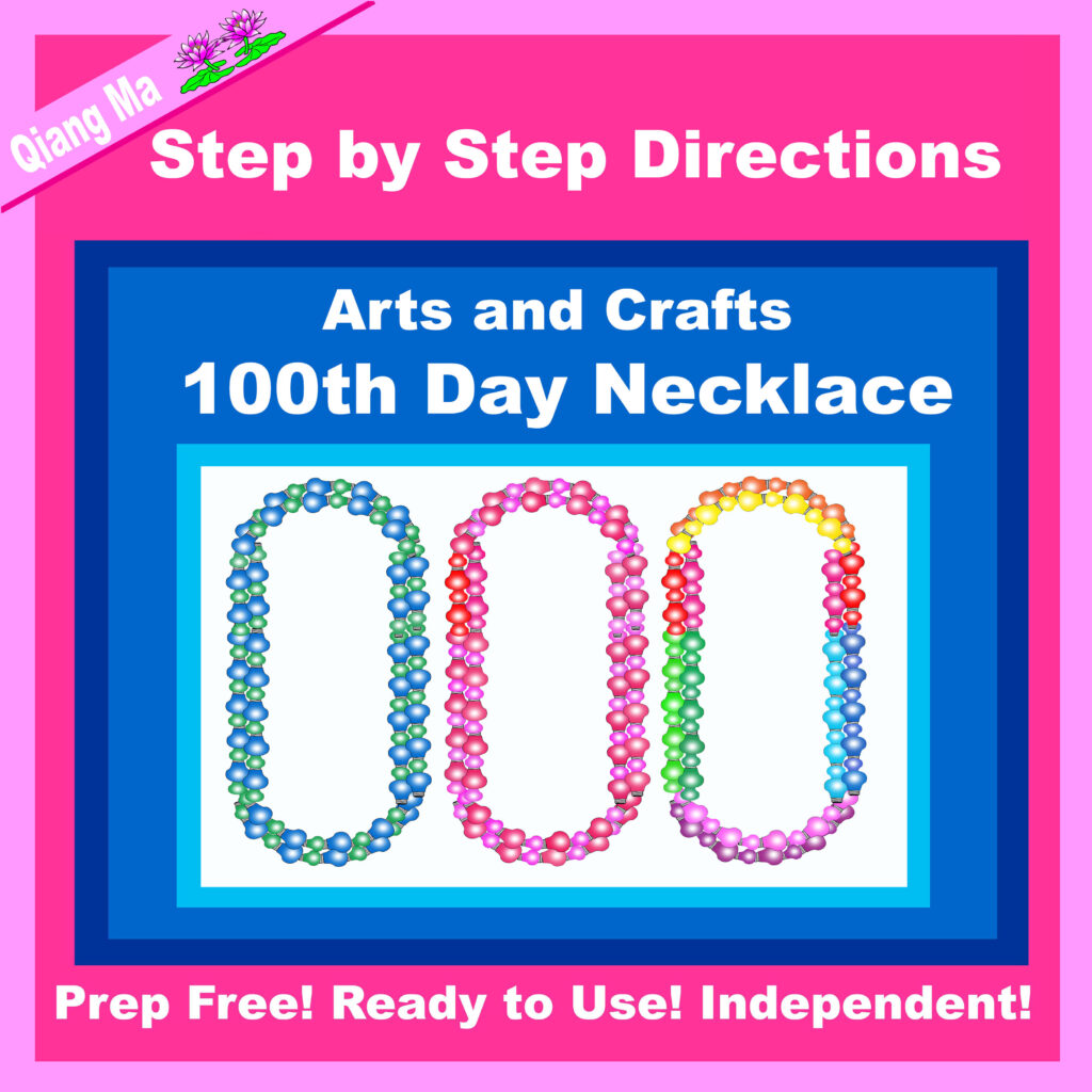 100th Day Necklace Made By Teachers