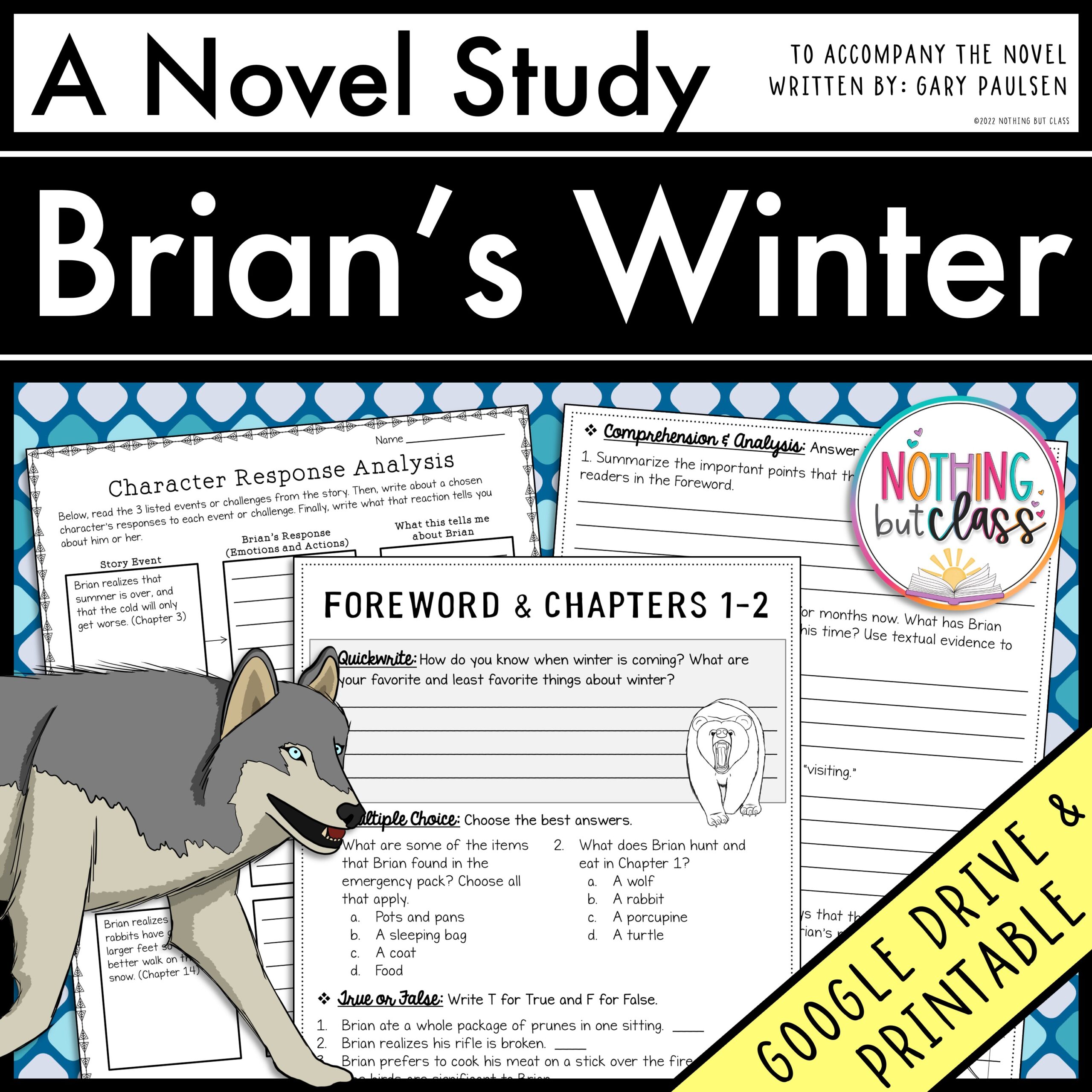 The One and Only Ivan Novel Study | Comprehension and Vocabulary with ...