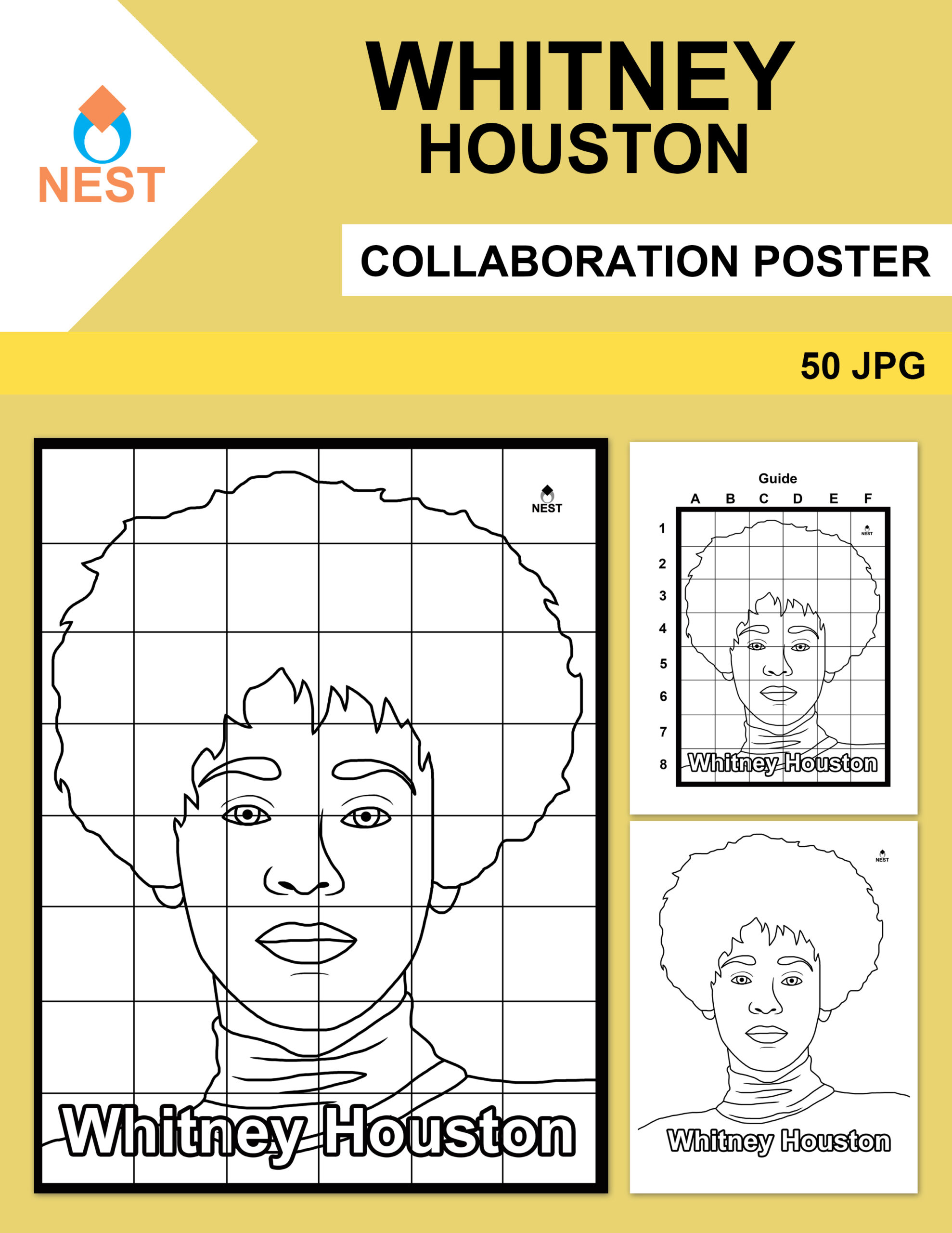 whitney-houston-collaboration-poster-made-by-teachers