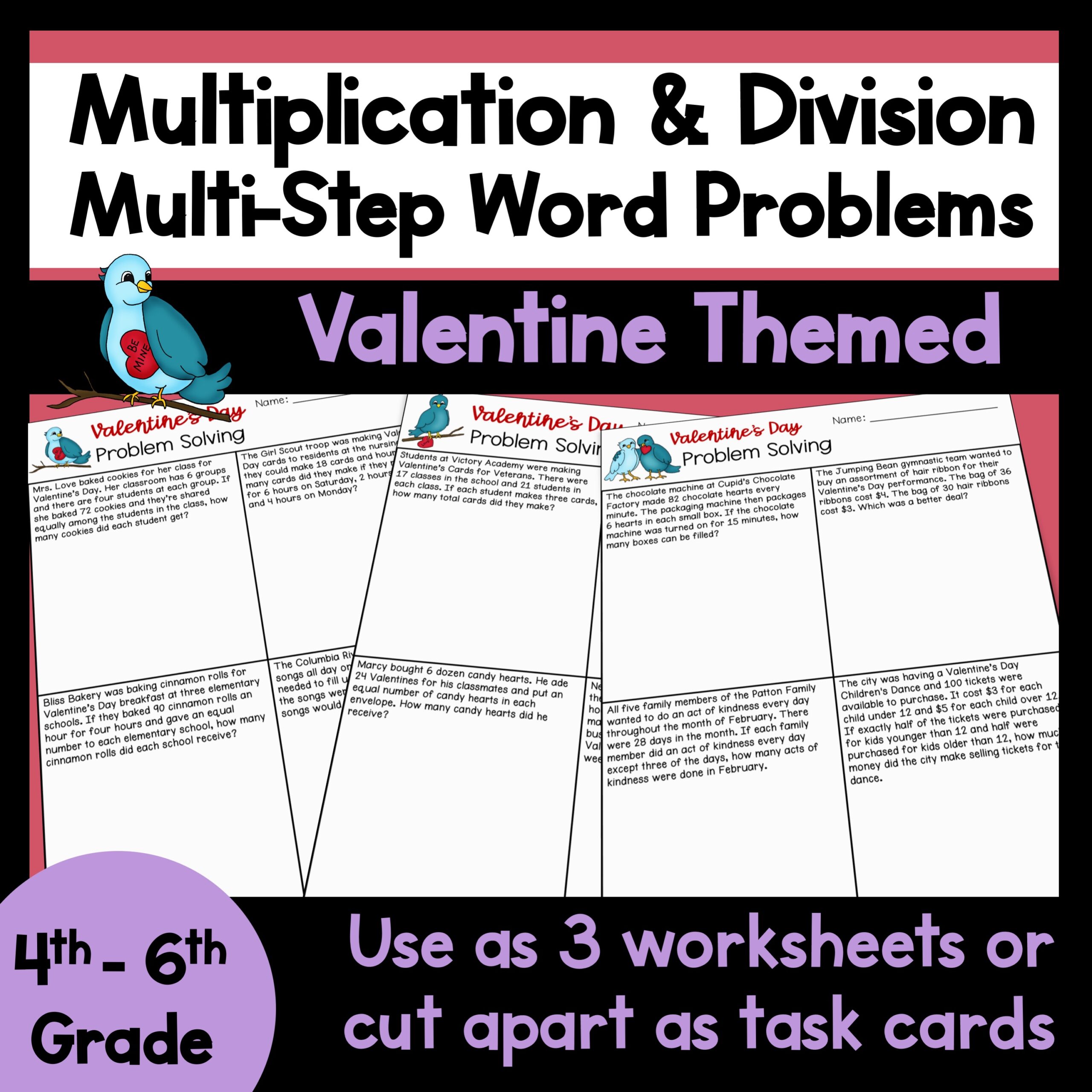 Free St Patrick s Day Multi Step Problem Solving Made By Teachers