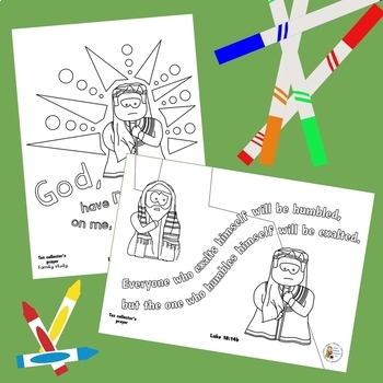 Tax Collector's Prayer - Luke 18 - Kidmin Lesson & Bible Crafts - Made ...