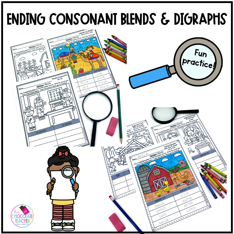 Phonics Worksheets - Word Sorts - Hidden Words - BUNDLE | Made By Teachers