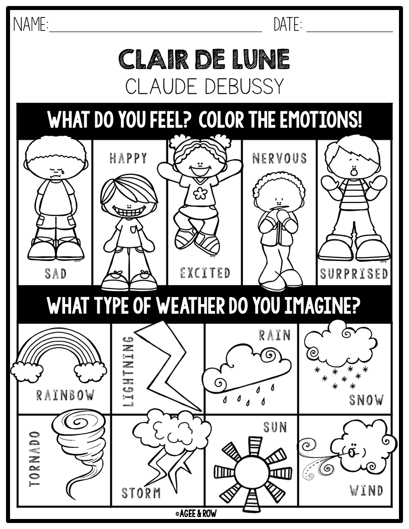 Claude Debussy Classical Music SocialEmotional Listening Activities Made By Teachers