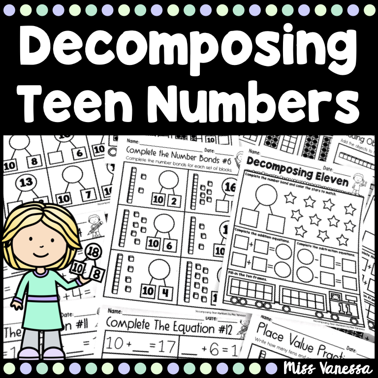 decomposing-teen-numbers-worksheets-made-by-teachers