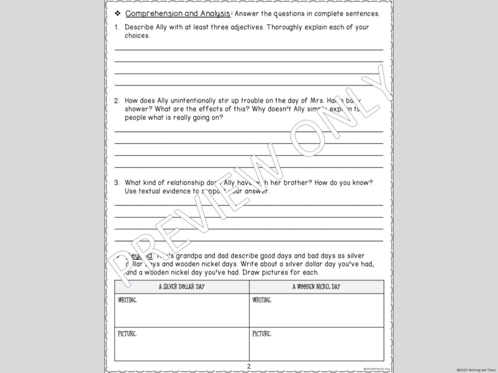 Fish in a Tree Novel Study Unit | Comprehension and Vocabulary with ...