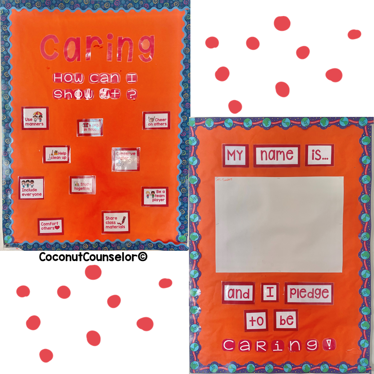 Caring Bulletin Board, Banner, Activity Made By Teachers
