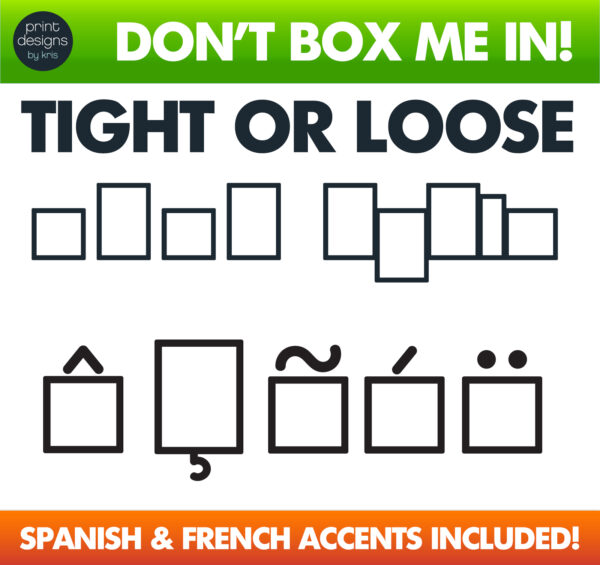 Block Font - Learn to spell writing font - Box Font | Made By Teachers