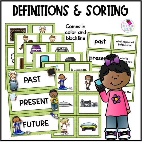 Social Studies Then and Now - Past Present Future - 1st Grade - Made By ...
