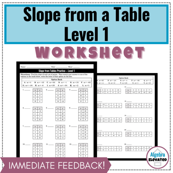 finding-slope-from-a-table-worksheet-level-1-made-by-teachers