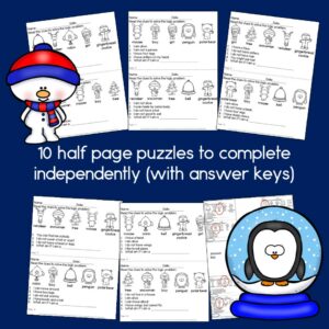 Winter Math Logic Puzzles | Critical Thinking Enrichment Activities ...