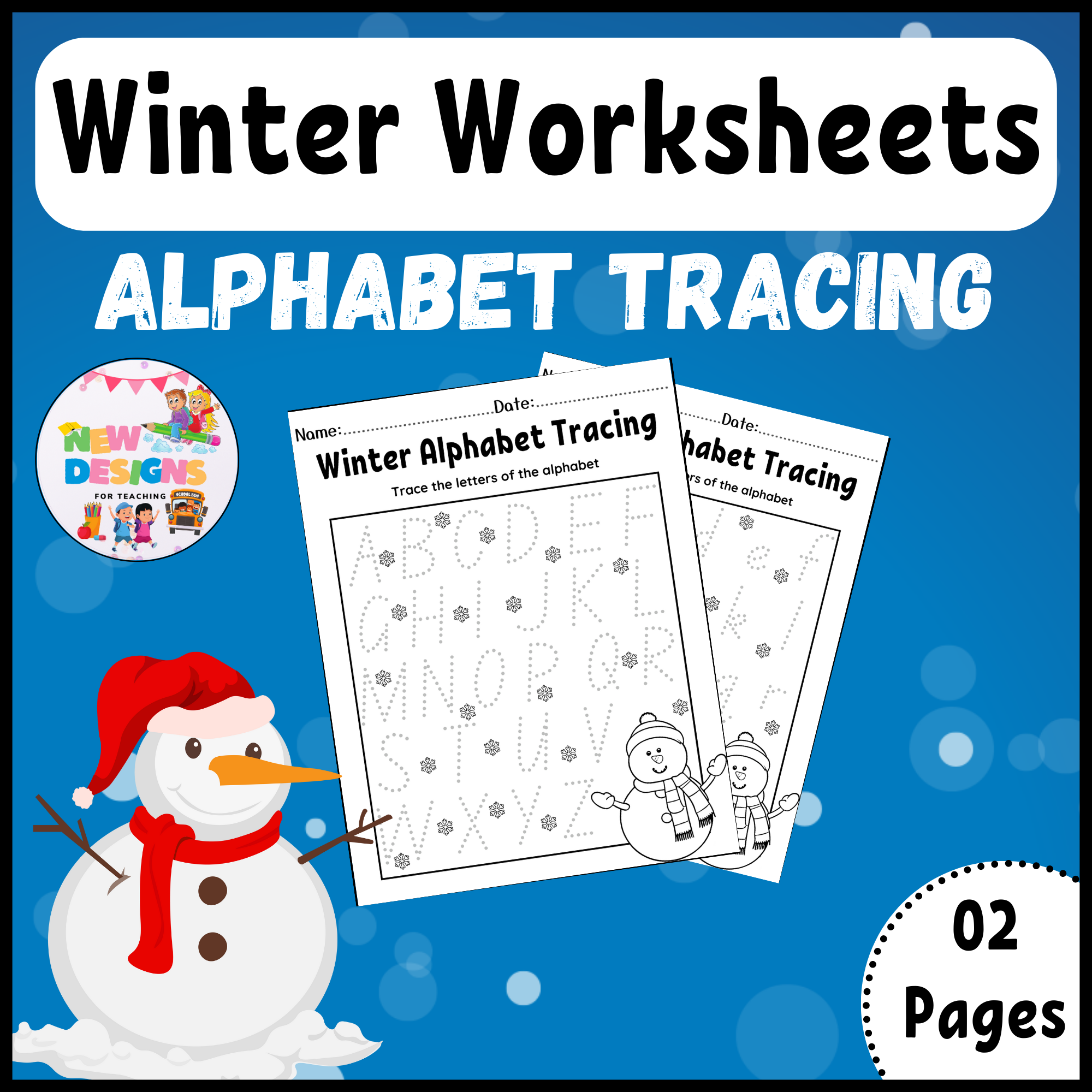 Winter Alphabet Tracing /Printable winter Alphabet Worksheets | Made By Teachers winter-alphabet-tracing-printable-winter-alphabet-worksheets-made-by-teachers