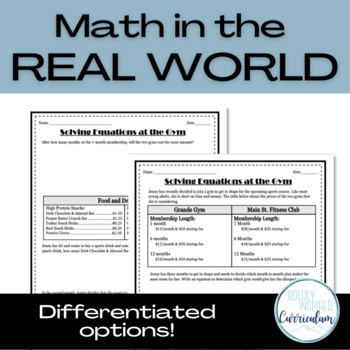 Solving Multi-Step Equations Real World Application | Made By Teachers