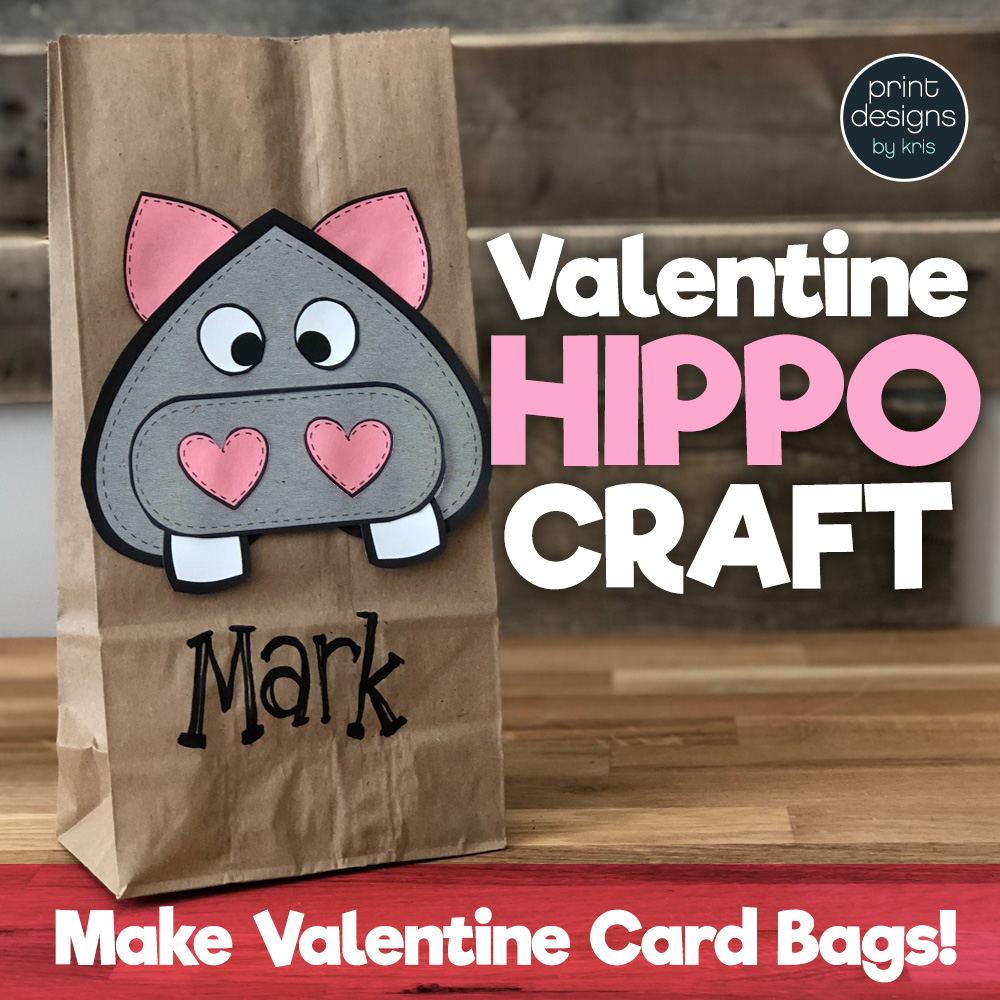 Valentine's Day Craft and Card Holder • HIPPO Made By Teachers