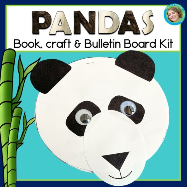 Panda Bear Craft Book Reading Comprehension Bulletin Board Kit
