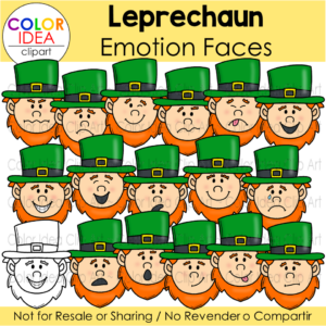 Leprechaun Emotion Faces