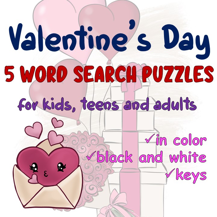 VALENTINE'S DAY word search puzzle | ESL printable activities | worksheet |  Made By Teachers