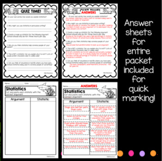 Statistics Worksheets | Made By Teachers
