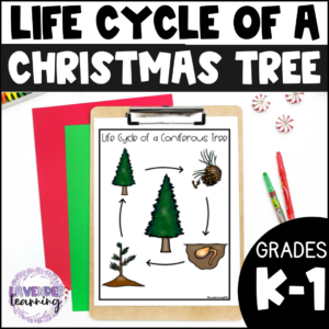 Christmas Life Cycle Bundle - Christmas Tree, Reindeer, and Snowflake ...