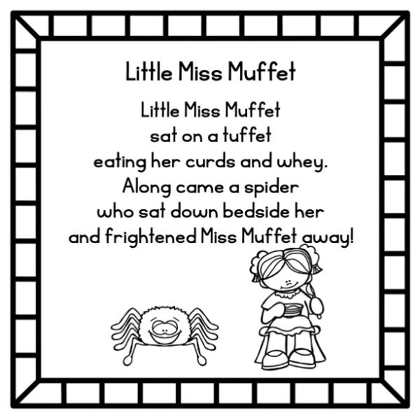 Nursery Rhyme Poetry Notebook Poem of the Week Made By Teachers