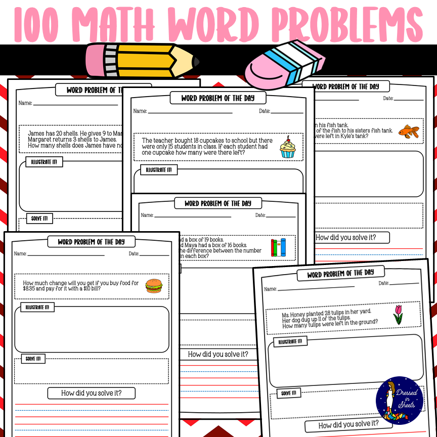 Math Problems For Kids To Solve
