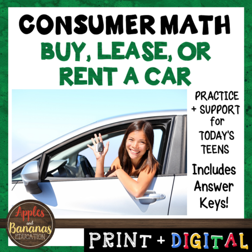 Buy, Lease, or Rent a Car Made By Teachers