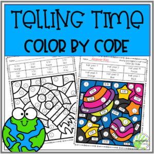 Telling Time Color by Code