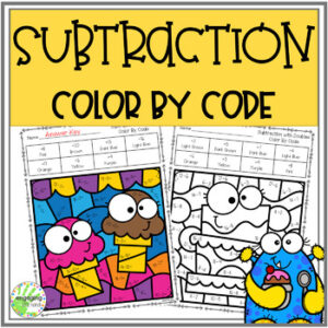 Subtraction Color by Code