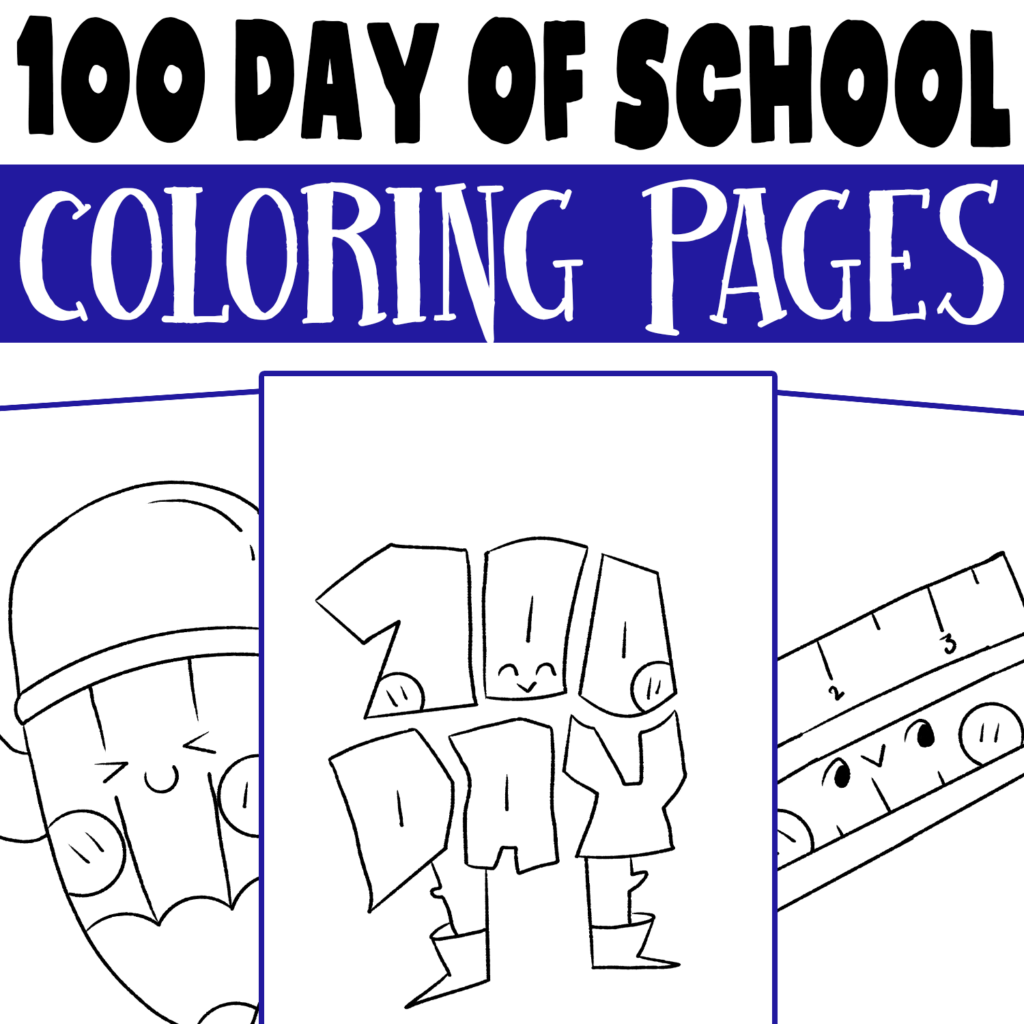 100th Day Of School Coloring Pages 100th Day Of School Coloring Sheet
