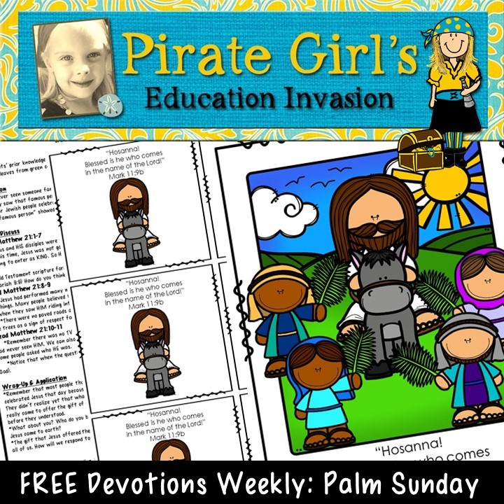 Devotions Weekly: Palm Sunday FREEBIE