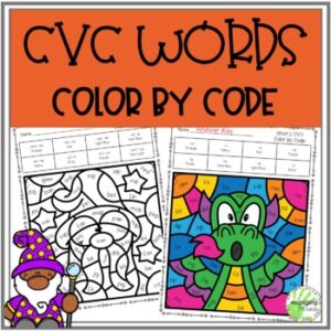 CVC Words Color by Code