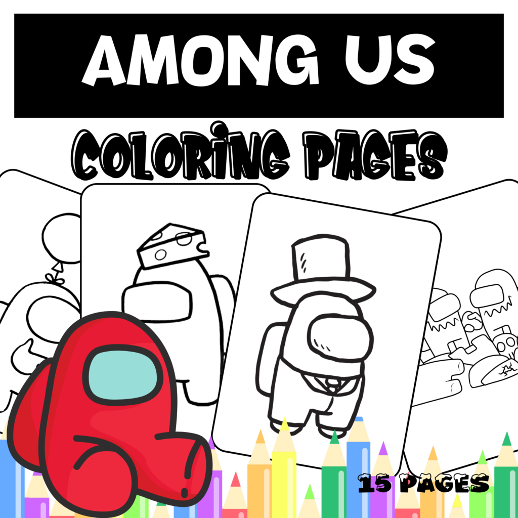 Among us coloring pages 15 easy and fun drawings | Made By Teachers