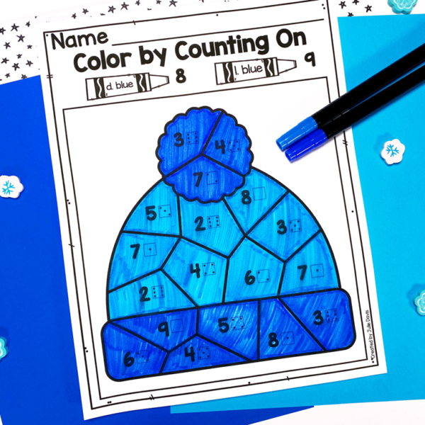 Winter Color by Code Math Worksheets Addition Made By Teachers