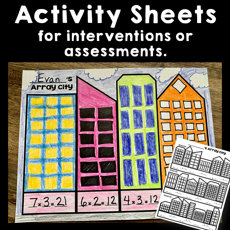 Multiplication Arrays | Array City Math Craft Activities | Made By Teachers