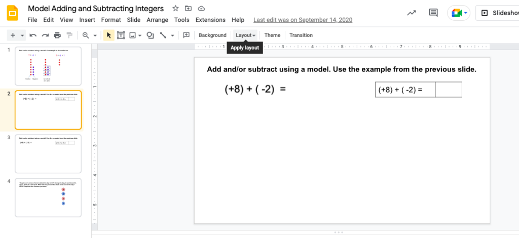Complete Online Distance Learning 6th Math Model Add/Sub Integers 6.N.2 ...