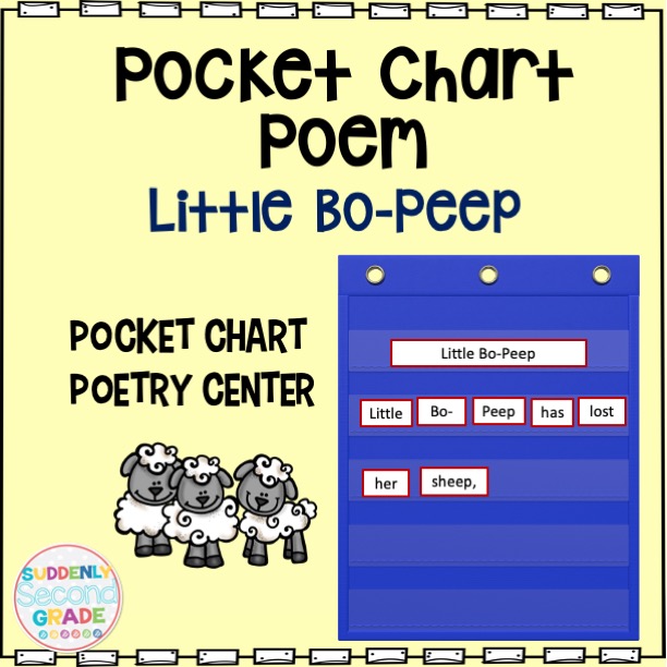 Pocket Chart Poem Little BoPeep Nursery Rhyme Made By Teachers
