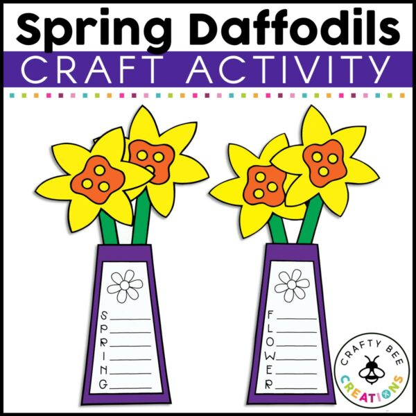 Spring Flower Craft Daffodil Craft Acrostic Poems Spring Writing