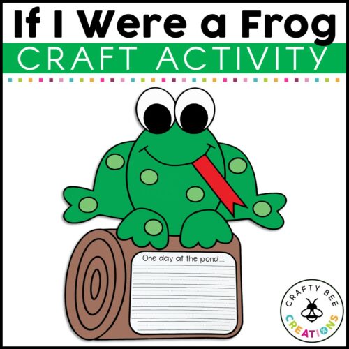 Frog Craft | Frog Life Cycle | Spring Activities | Spring Writing ...