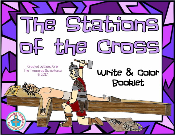 Stations of the Cross Write & Color Booklets | Made By Teachers