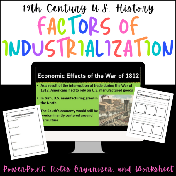 Factors of Industrialization Made By Teachers