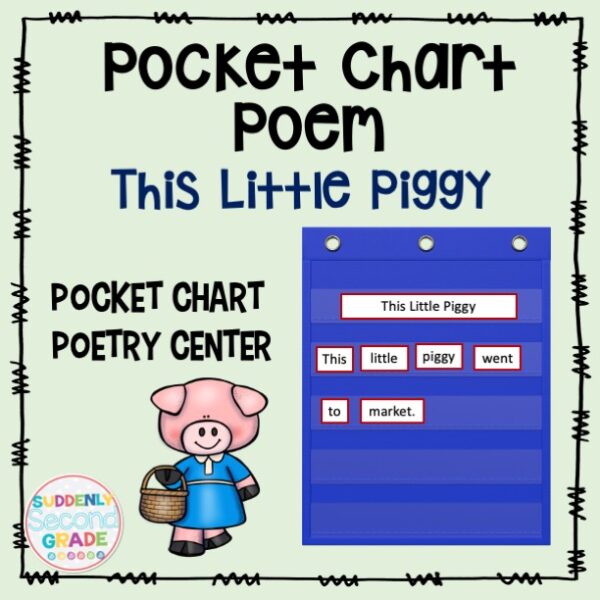 Pocket Chart Poem This Little Piggy Nursery Rhyme Made By Teachers