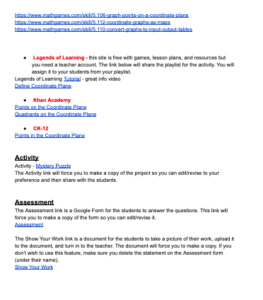 Complete Online Distance Learning 5th Math Graphing Number Patterns 5.A ...