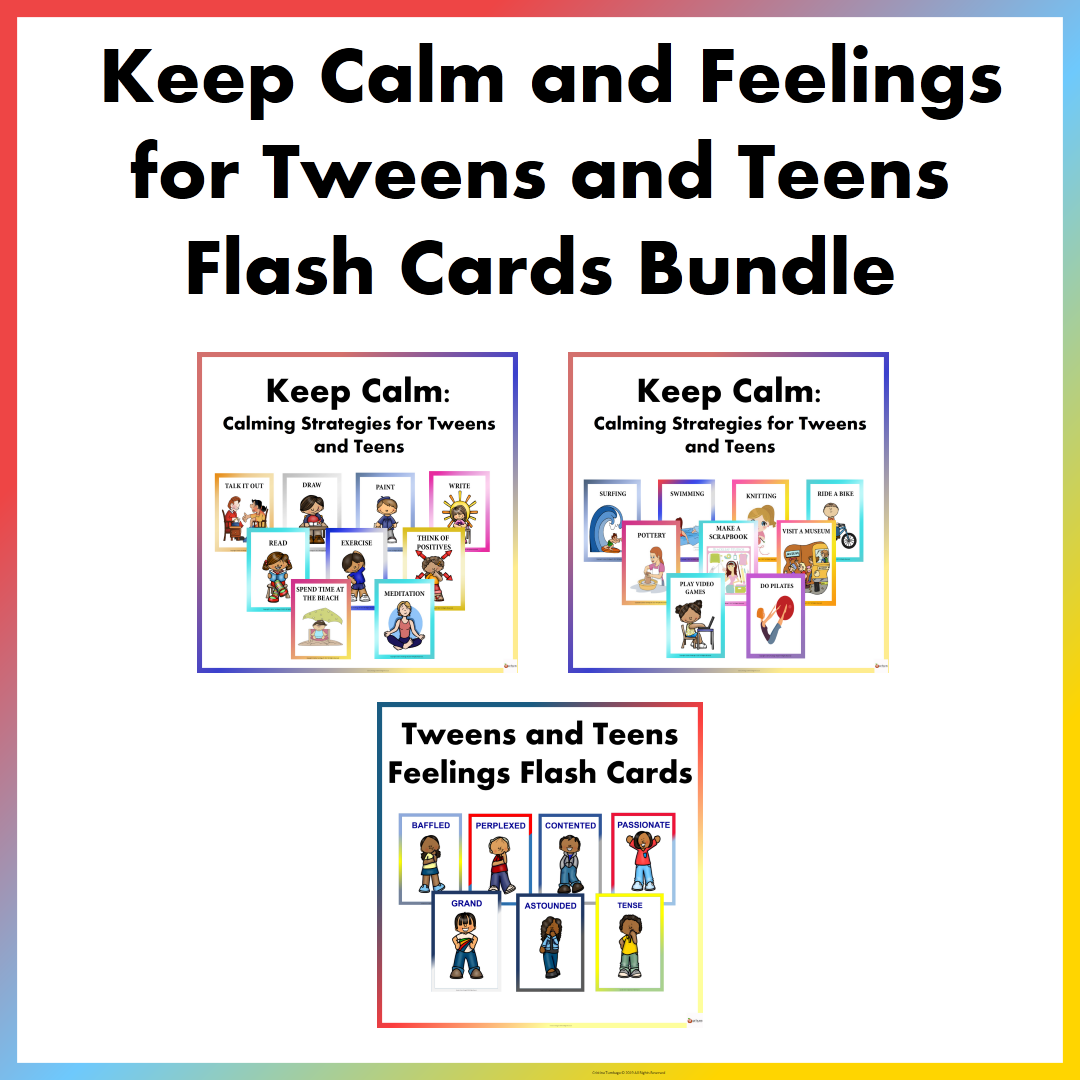 Tweens and Teens Flash Cards Bundle