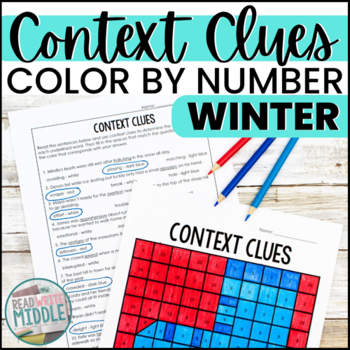 Winter Reading Comprehension Bundle Activities Middle School | Made By ...