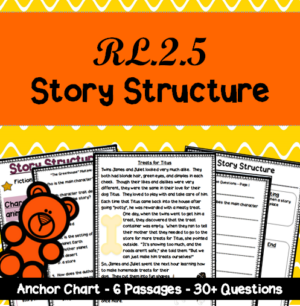 RL.2.5 - Story Structure of Fiction Text - Made By Teachers