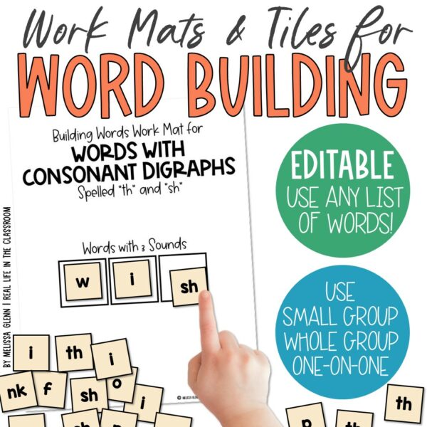 Word Building Mats Editable and Science of Reading Aligned Made By
