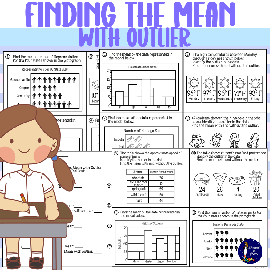Finding the Mean with Outlier