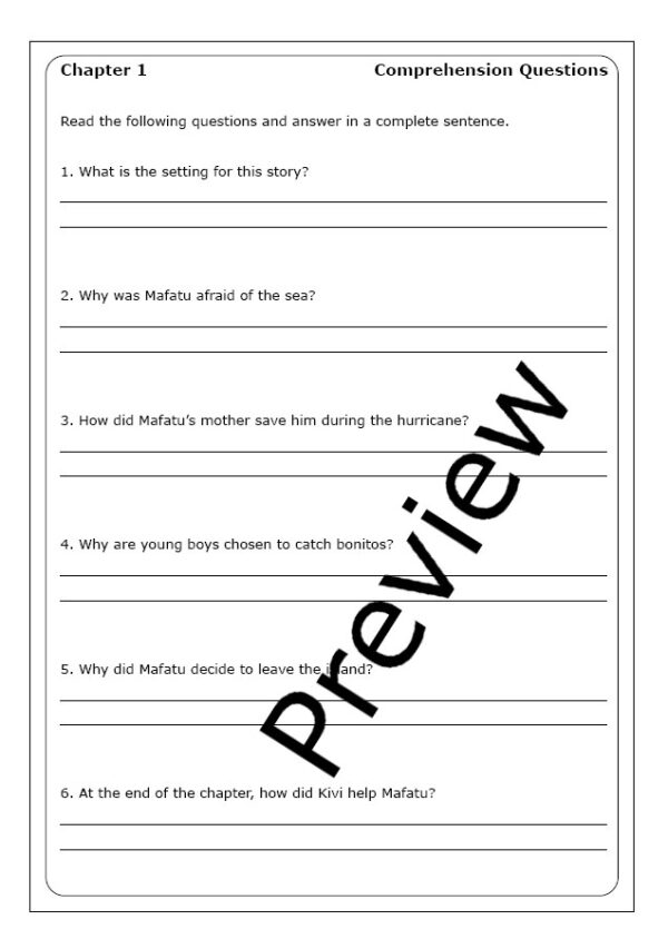 Armstrong Sperry "Call It Courage" worksheets | Made By Teachers